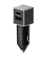 CUBE CAR CHARGER & USB TYPE C